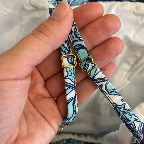 Lilly Pulitzer Rilee Hey Sailor Lace Up Navy White Mermaid Dress Size 6 Sirens - Picture 10 of 10